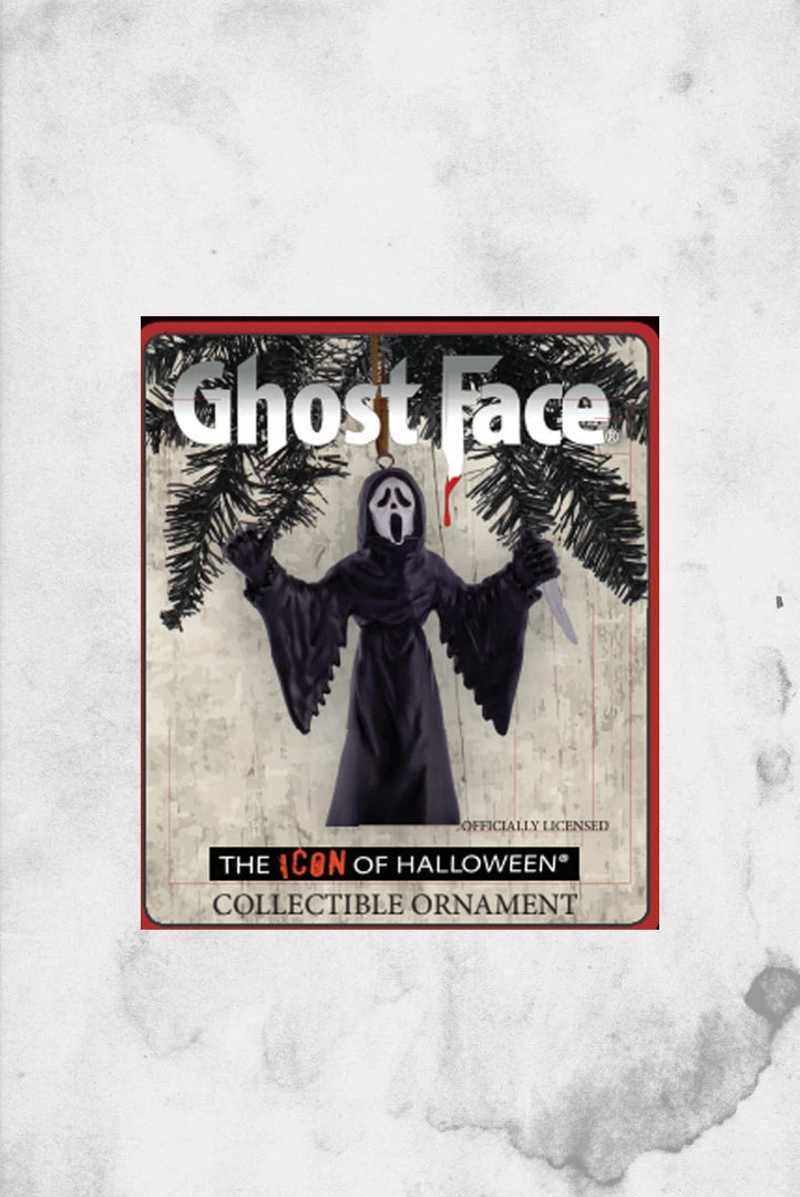 HorrorNaments Ghost Face Standing Ornament