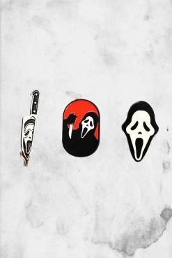 BioWorld Enamel Pins Scream - Ghost Face - Set (Enamel Pin)