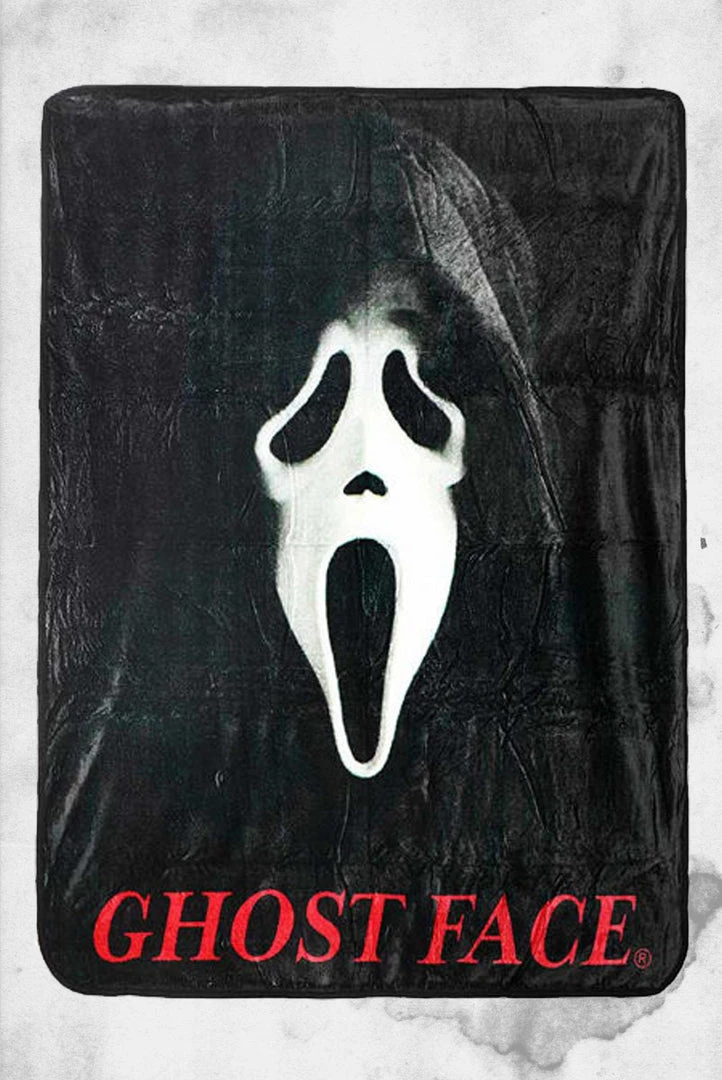BioWorld Crypt Goods Scream - Ghost Face Throw Blanket