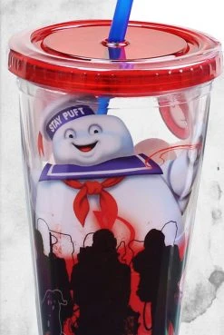 EE Everything Else Ghostbusters - Stay Puft Tumbler With Ice Cubes