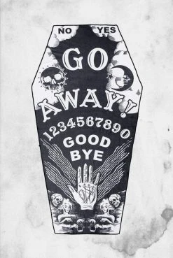 Kreepsville Go Away Coffin Beach Towel
