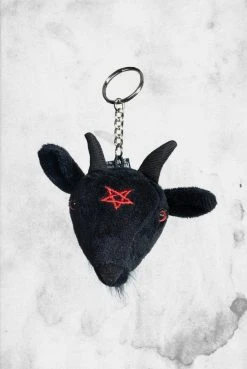 Kreepsville Goathead Baphomet Plush Keychain Everything Else