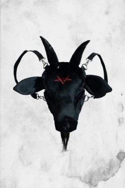 Kreepsville Goathead Baphomet Plush Bag