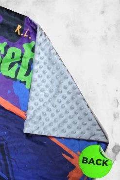 Creepy Company Goosebumps - Dead House VHS Throw Blanket Crypt Goods