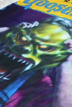 Creepy Company Goosebumps - Haunted Mask Throw Blanket