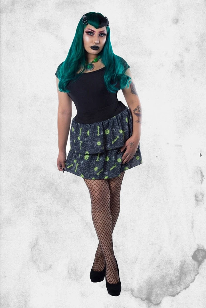 Kreepsville Goosebumps Rara Skirt Skirts