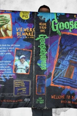 Creepy Company Goosebumps - Dead House VHS Throw Blanket Crypt Goods