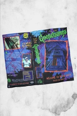 Creepy Company Goosebumps - Dead House VHS Throw Blanket Crypt Goods