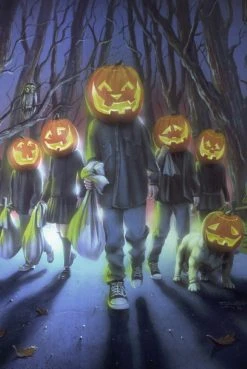 Kreepsville Goosebumps Pumpkin Crew Slouch Tee Apparel