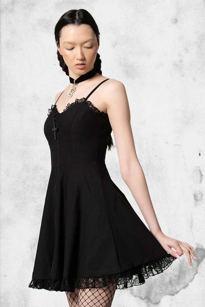 Killstar Zaleria Zip Dress