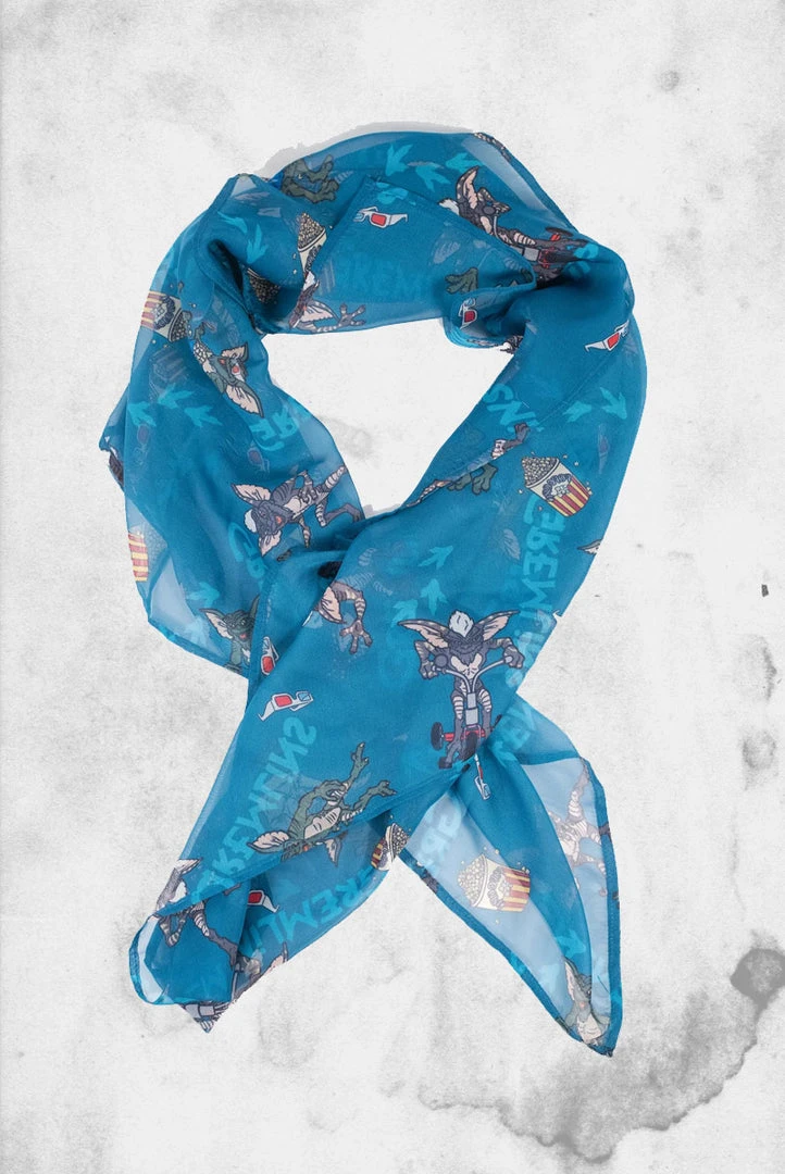 Unique Vintage Gremlins - Stripe Scarf