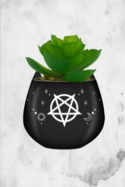 EE Crypt Goods Purr Evil Ouija Cat Planter