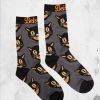 Creepy Company Beistle - Gray Cat Socks