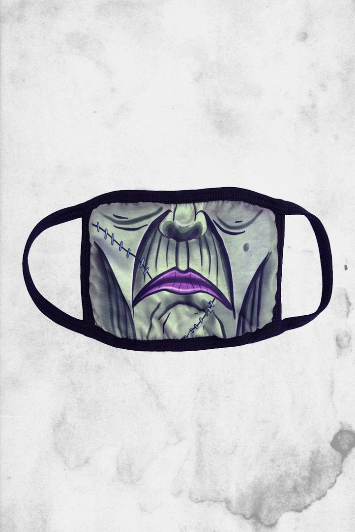 Kreepsville Frankenstein - Face Mask Fabric Face Masks