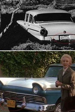 Celebrity Machine Psycho - Marion Crane's Ford Plate