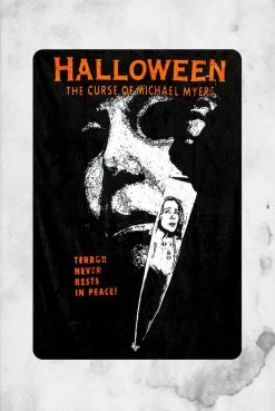 BioWorld Halloween - Michael Myers Fleece Throw Blanket Crypt Goods