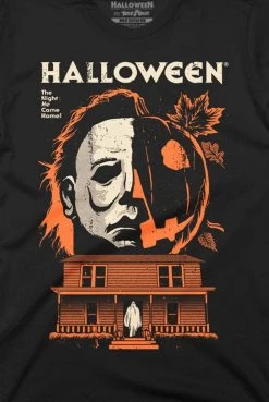 Terror Threads Apparel Halloween - Myers Game Face T-Shirt