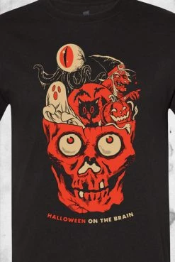 Halloween Shirt Company Apparel Halloween On The Brain T-Shirt