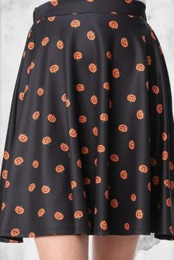 Unique Vintage Skirts Pumpkin Sweet Talk Skirt