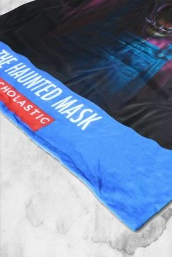 Creepy Company Goosebumps - Haunted Mask Throw Blanket