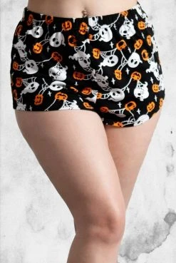 Killstar Skirts Haunted Pumpkin PJ Shorts