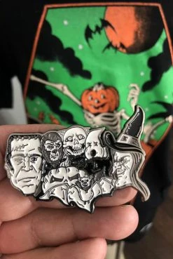 Halloween Shirt Company Haunted U.S.A (Enamel Pin)