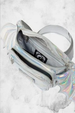Killstar Sickly Sweet Waistbag - Holographic Pink (Fanny Pack) Bags