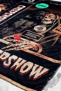 Creepy Company Creepshow VHS Throw Blanket Crypt Goods