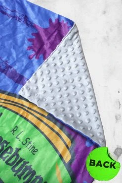 Creepy Company Goosebumps - Curly Throw Blanket