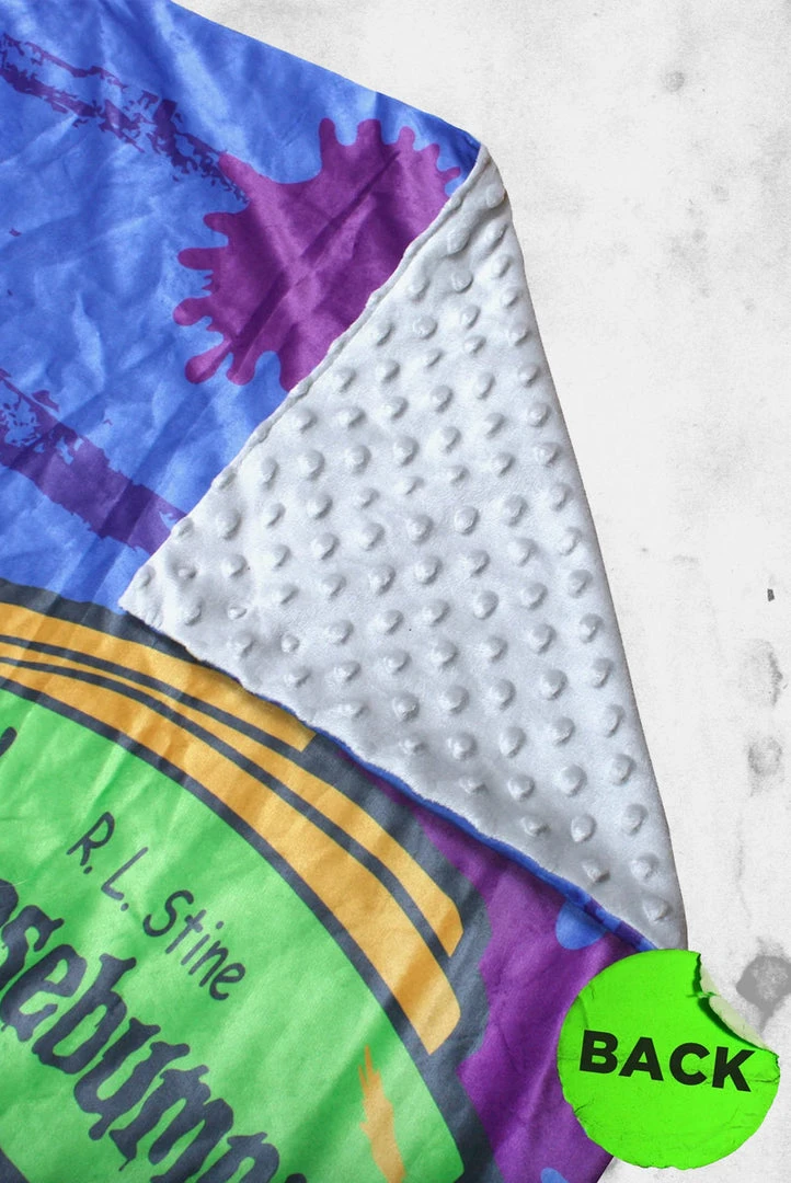 Creepy Company Goosebumps - Curly Throw Blanket