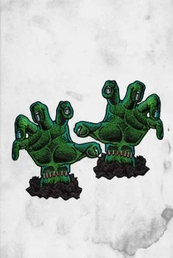 Kreepsville Horror Hands Patch (Pair)