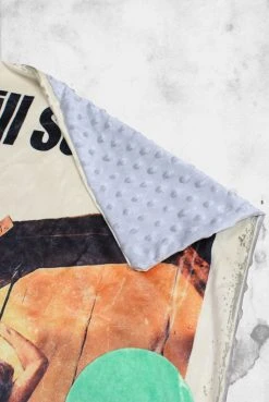 Creepy Company Texas Chainsaw Massacre VHS Throw Blanket Crypt Goods