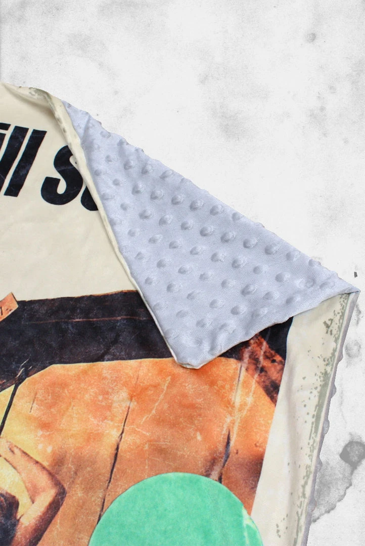 Creepy Company Texas Chainsaw Massacre VHS Throw Blanket Crypt Goods