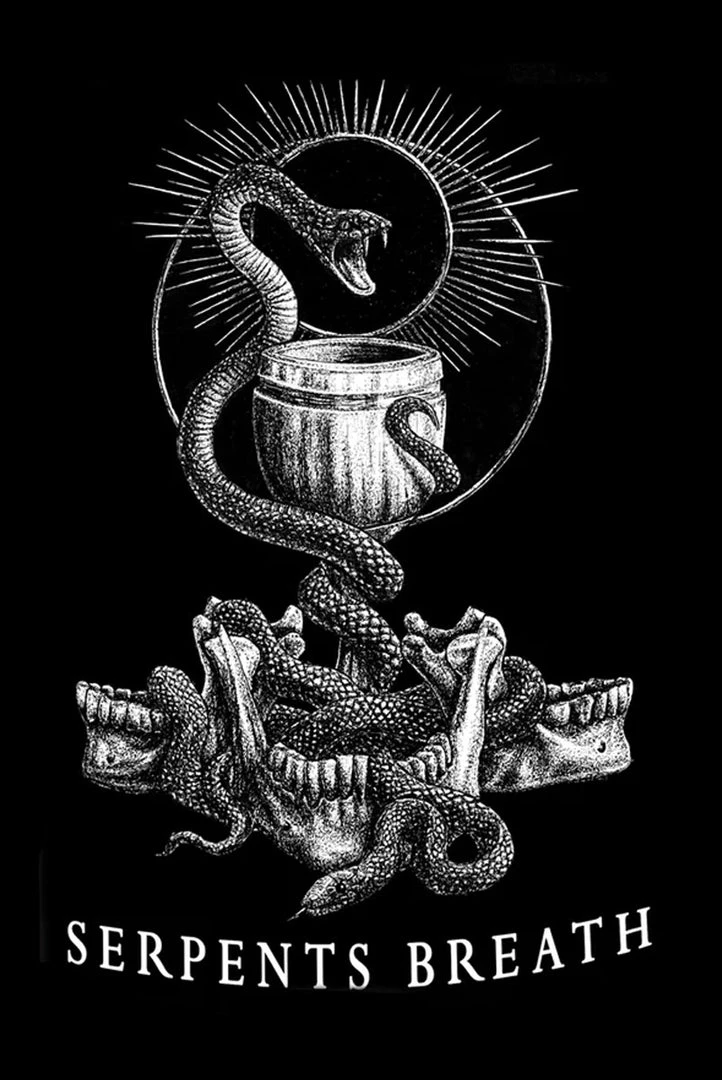 Dark Light Serpent's Breath Candle Crypt Goods