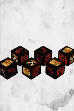 USAopoly Friday The 13th - Game Dice Set
