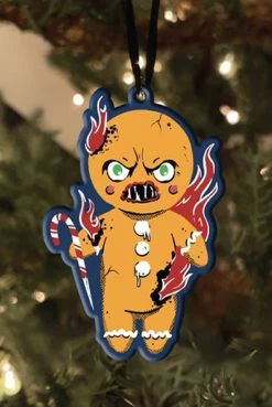 Trick Or Treat Studios Ornaments Krampus - Gingerbread Man Metal Ornament