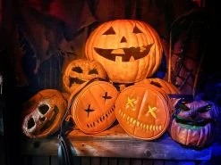 Trick Or Treat Studios Trick'r Treat - Sam O’Lantern Pumpkin Purse (Yellow) Bags