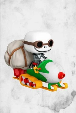 Funko Nightmare Before Christmas - Jack Skeleton In Snowmobile - Pop! Figure Props & Collectibles
