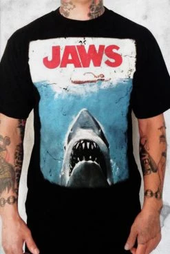 Rock Rebel Apparel Jaws Poster T-Shirt