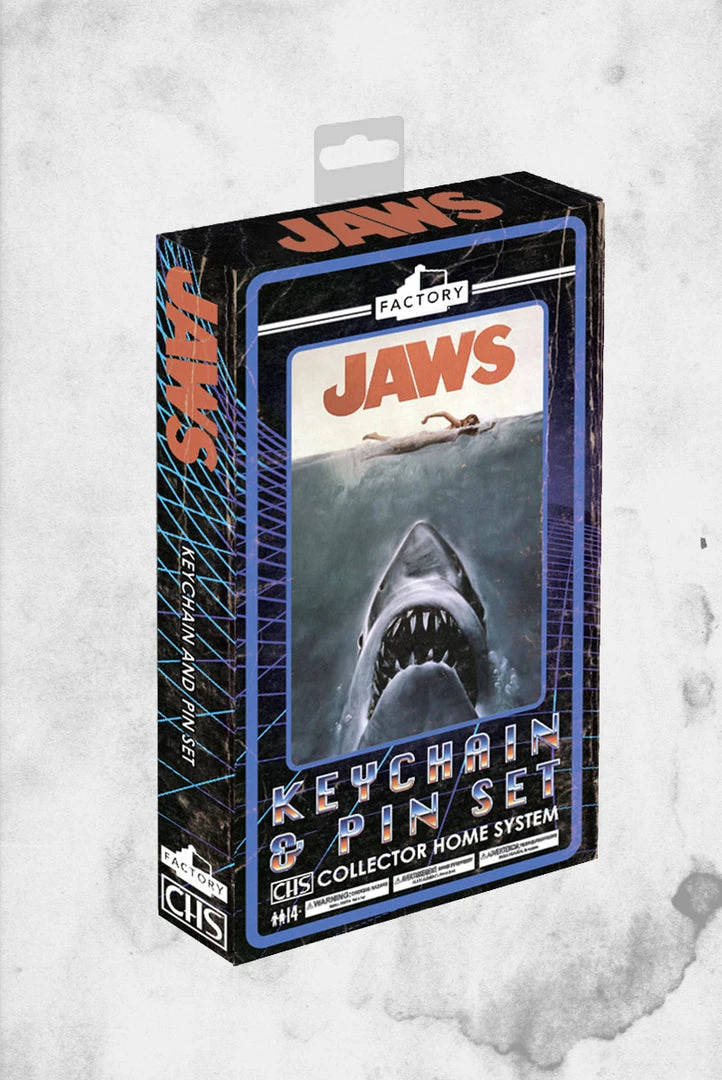 Factory Entertainment Everything Else JAWS - Keychain & Pin Set