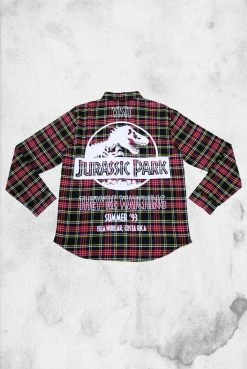 Cakeworthy Sweaters / Jackets Jurassic Park - Visit Jurassic Park Flannel