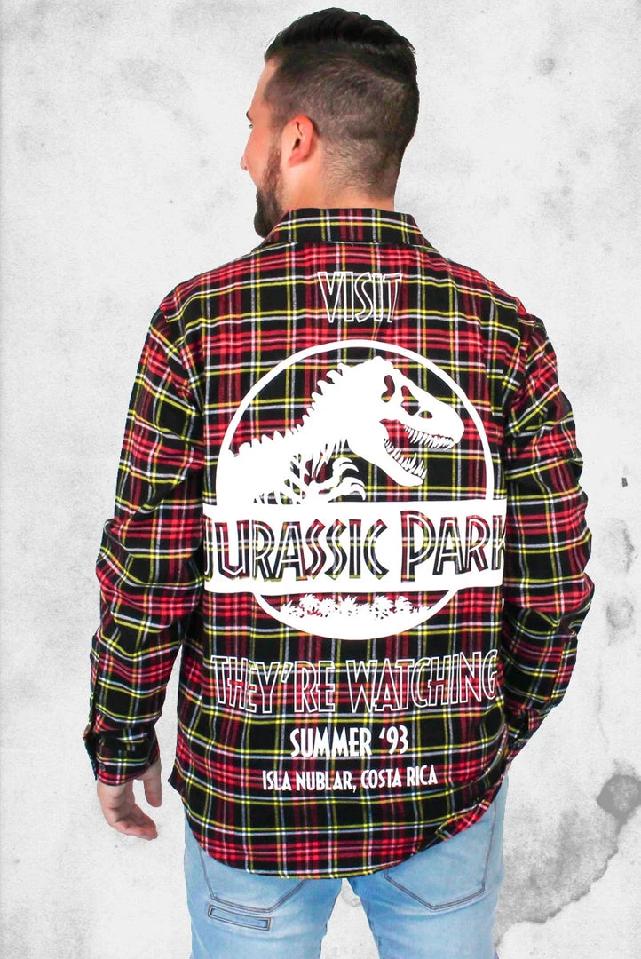 Cakeworthy Sweaters / Jackets Jurassic Park - Visit Jurassic Park Flannel