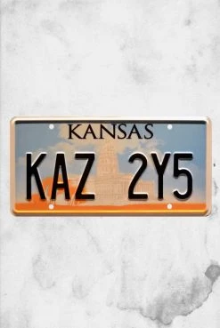 Celebrity Machine Everything Else Supernatural - Dean Winchester’s Metallicar Plate