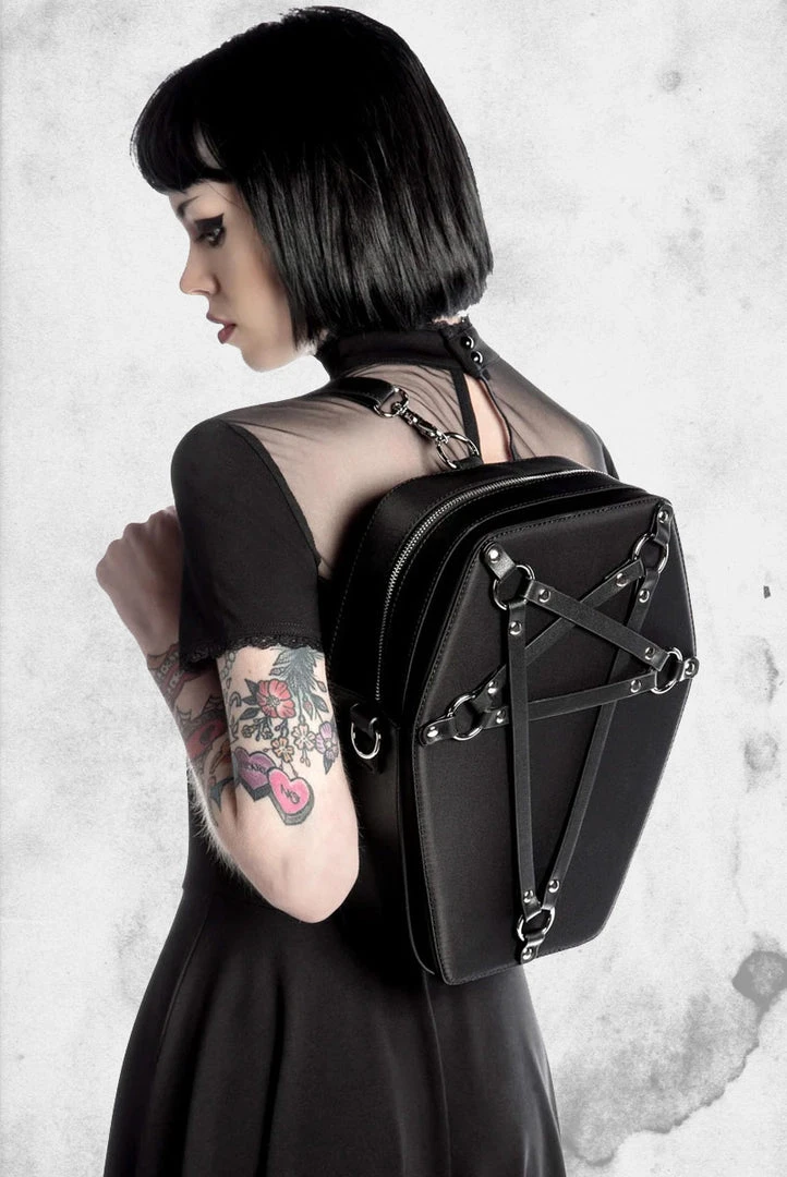 Killstar Hexellent Coffin Backpack