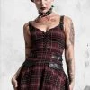 Killstar Distortion Pleated Dress