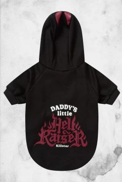Killstar Pet Goods Daddy's Hellrasier Pet Hoodie