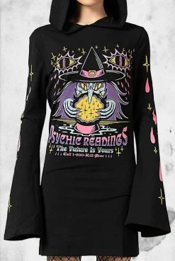 Killstar Crystal Gazer Hooded Dress Dresses & Bottoms