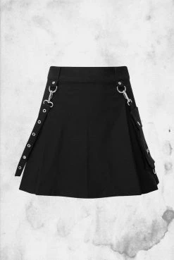 Killstar Gunner Pleated Skirt