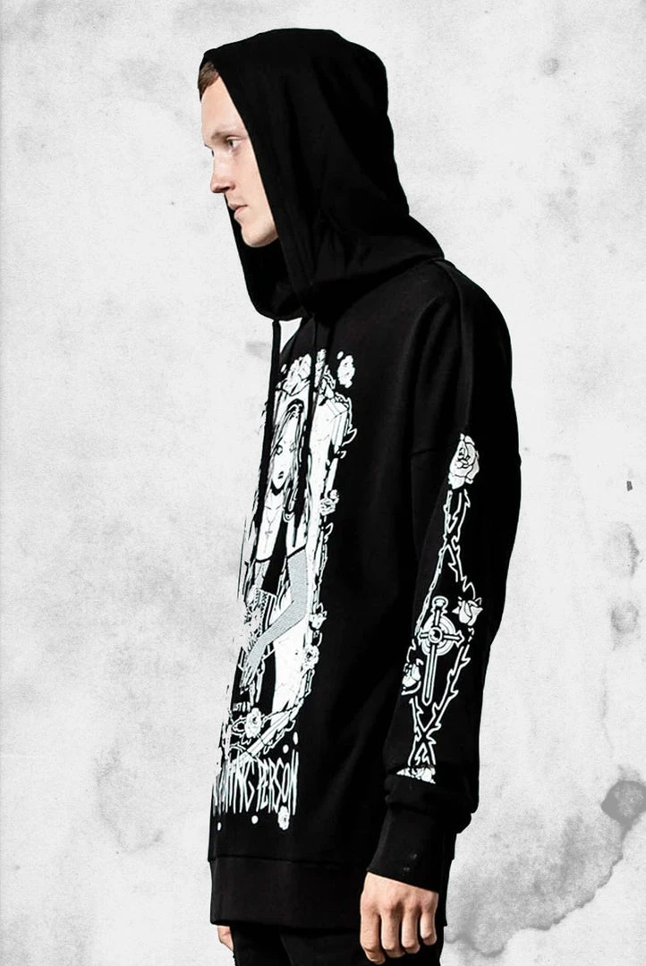 Killstar Morning Longline Hoodie Apparel