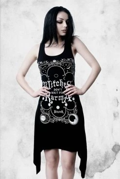 Killstar Karma Lace-Up Tunic
